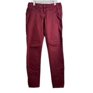 True Religion Women's Skinny Jeans - Deep Red